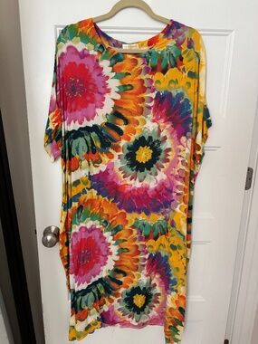 Floral moo moo or cover up